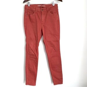 OLD NAVY Womens 8 Rustic Orange Rockstar Mid-Rise Skinny Ankle Pants NN13
